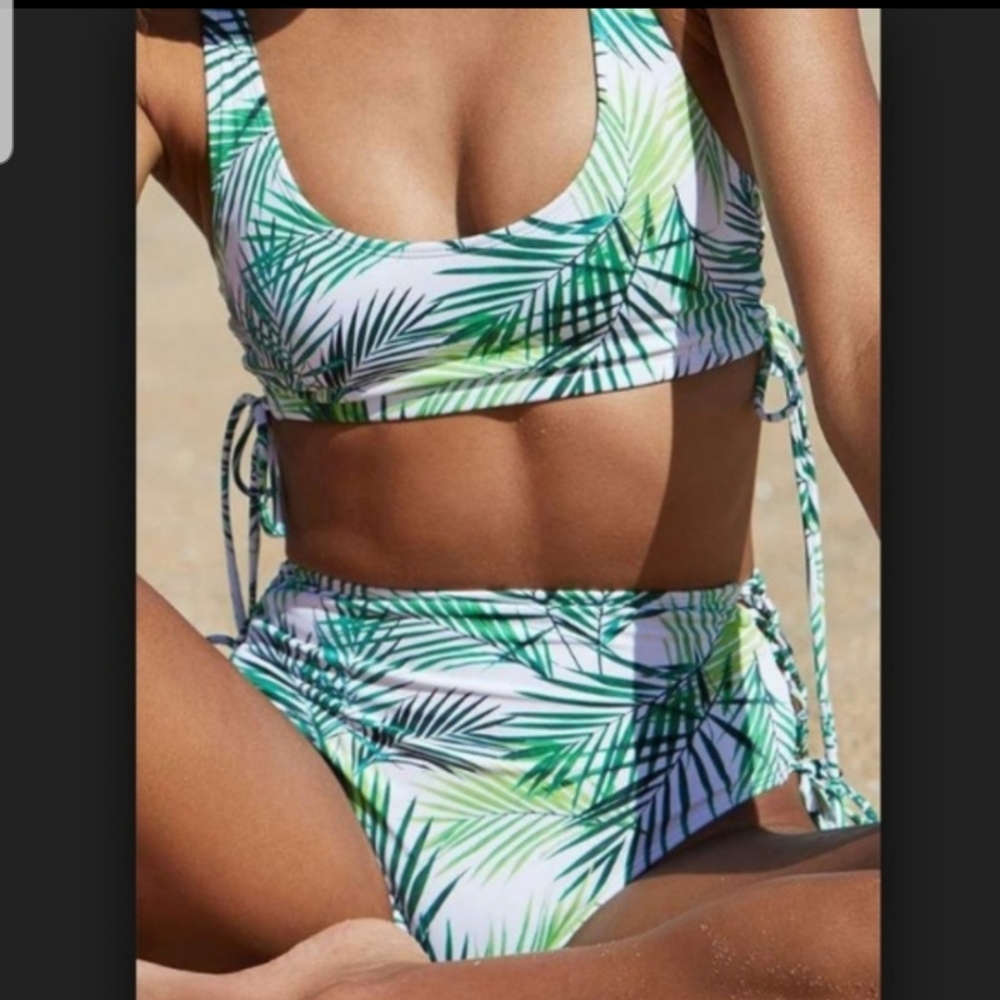 La hearts pac sun tropical bikini